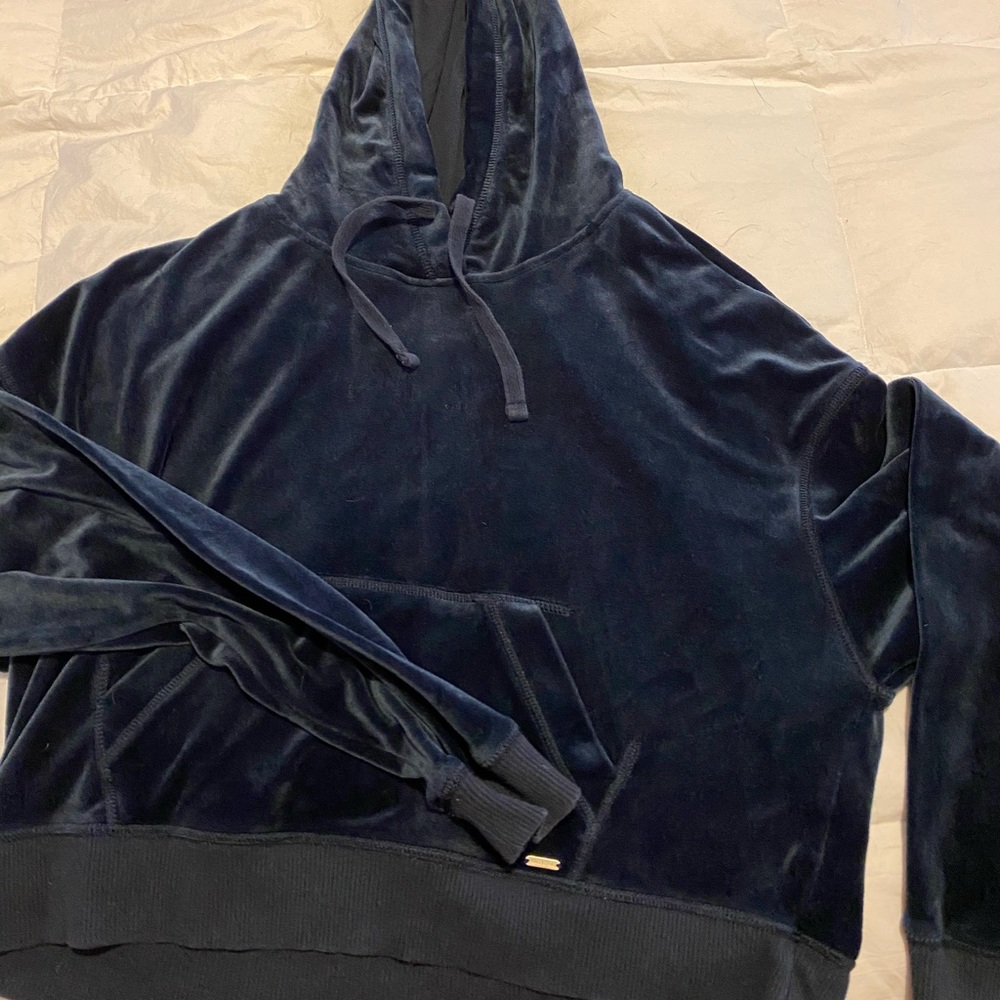 Hollister velvet hoodie